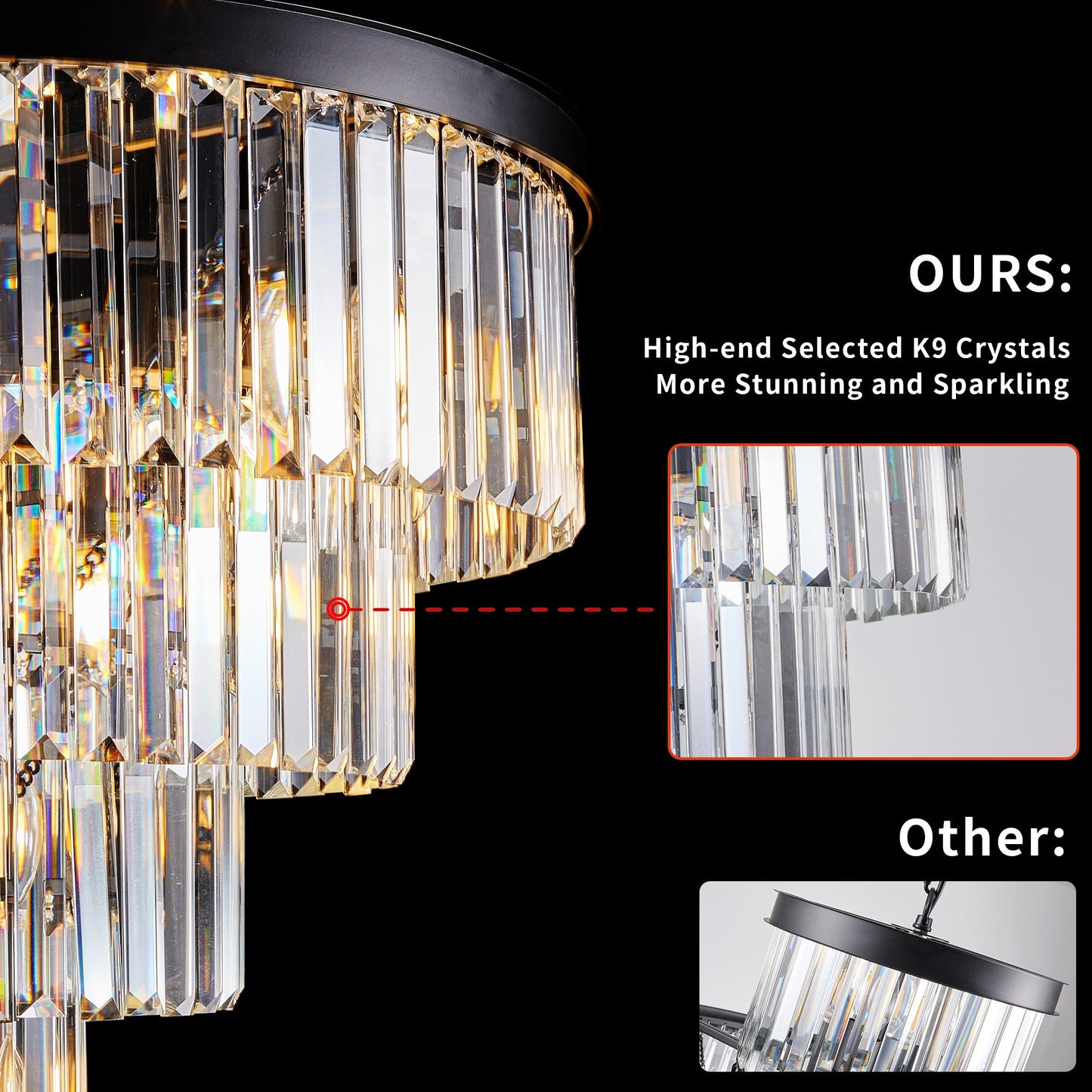 Contemporary Crystal Modern Chandeliers Crystal Ceiling Chandelier 4