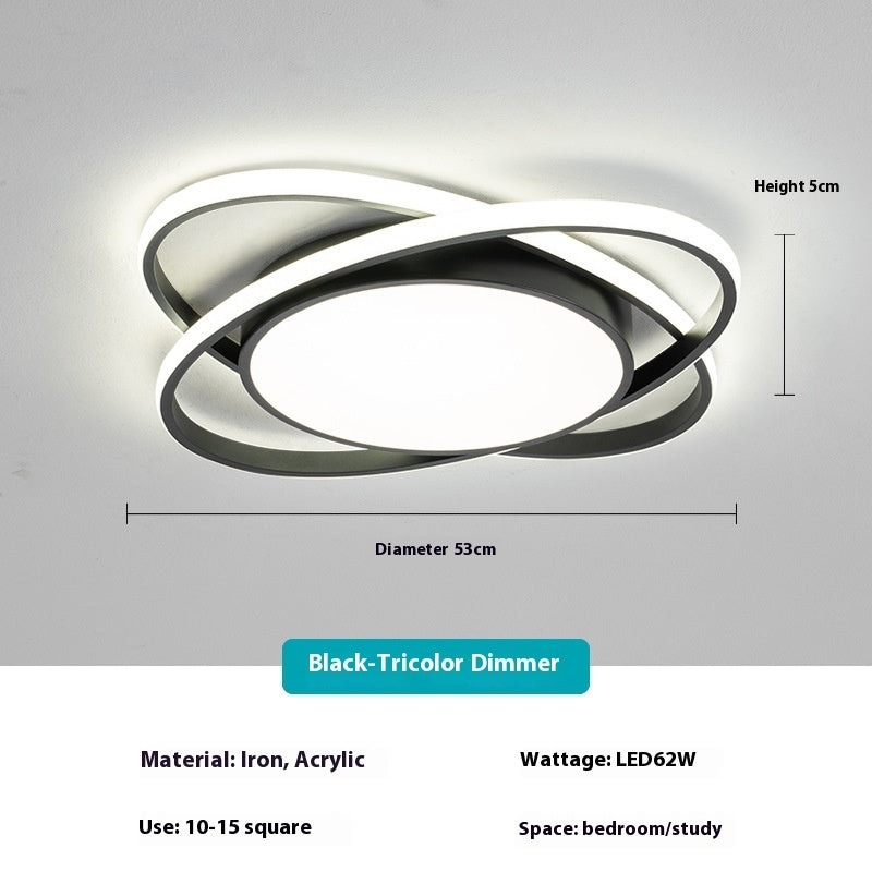 Master Bedroom Lamp New Simple Modern Atmosphere Living Room Ceiling Round Balcony