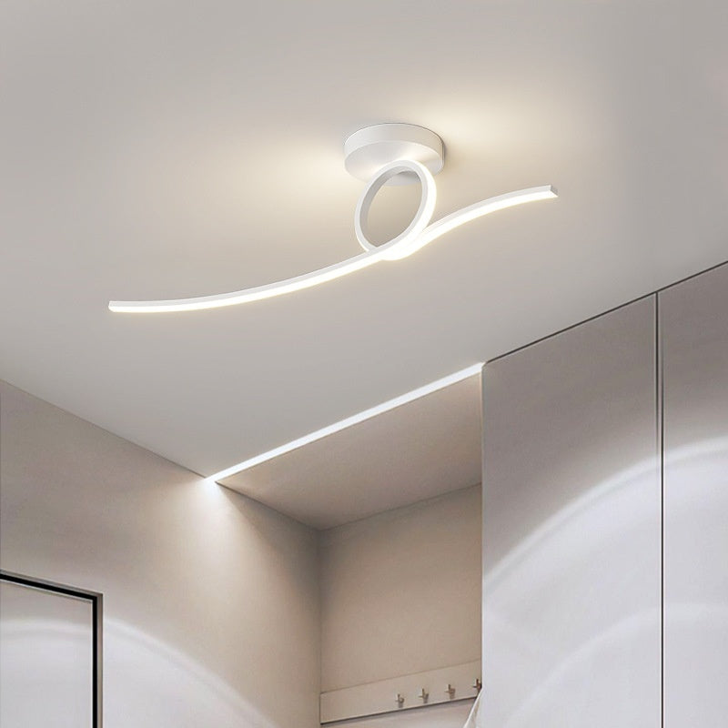 Aisle Corridor Simple Modern Entrance Foyer Hallway Balcony Cloakroom Ceiling Strip Ceiling Lamp