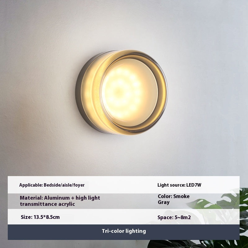 Water Ripple Acrylic Wall Lamp for Living Room