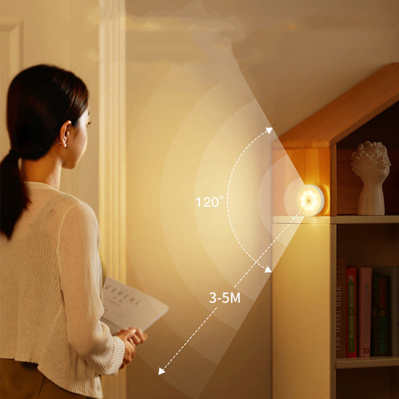 Intelligent Human Body Infrared Induction Night Light LED Charging Magnetic Suction