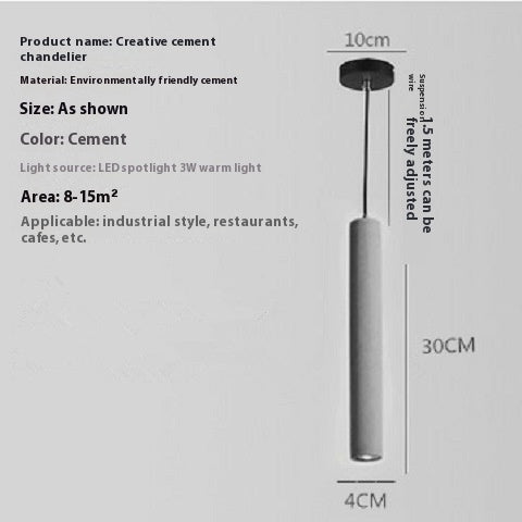 Nordic Industrial Style Terrazzo Chandelier