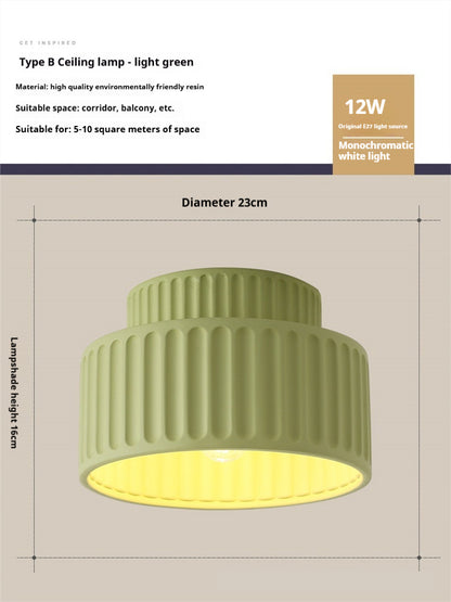 Nordic Cream Style Corridor Ceiling Light