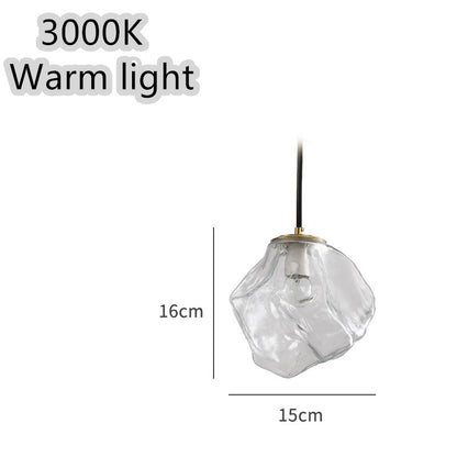 Minimalist Art Ice Cube Restaurant Chandelier Personality Creative