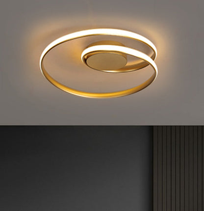 Aluminum Line Bedroom Light Simple Modern Living Room Ceiling Lamp
