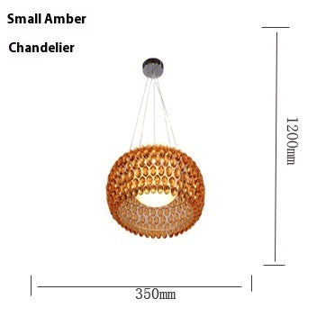 Modern Minimalist Living Dining Room Bedroom Shopping Mall Gem Chandelier