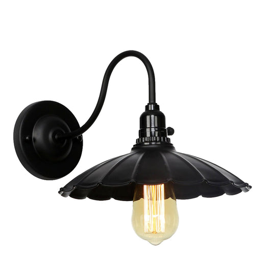 Black Retro Vintage Industrial Wall Lights Rustic Sconce Lamp