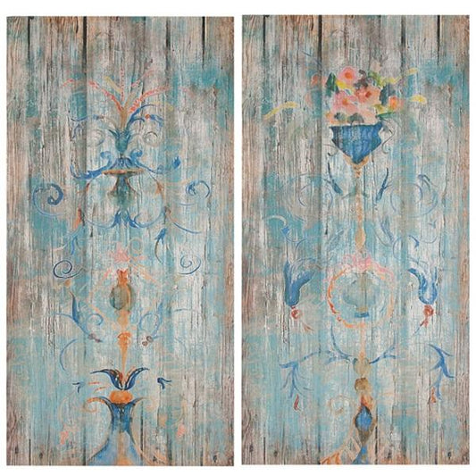Blue Fleur Wall Art