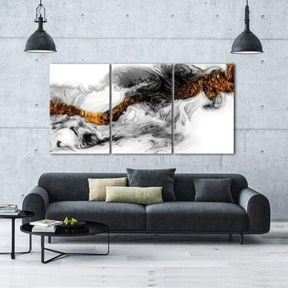 Light Energy Triptych Acrylic Wall Art