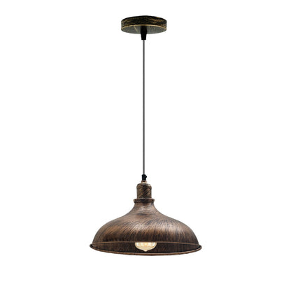 Brushed Copper Industrial Retro Ceiling Pendant Light~1481