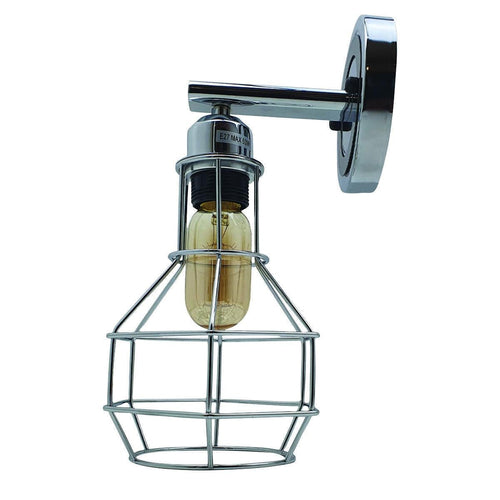 Retro Vintage Industrial Wall Mounted Lights Chrome Sconce Lamps~2539