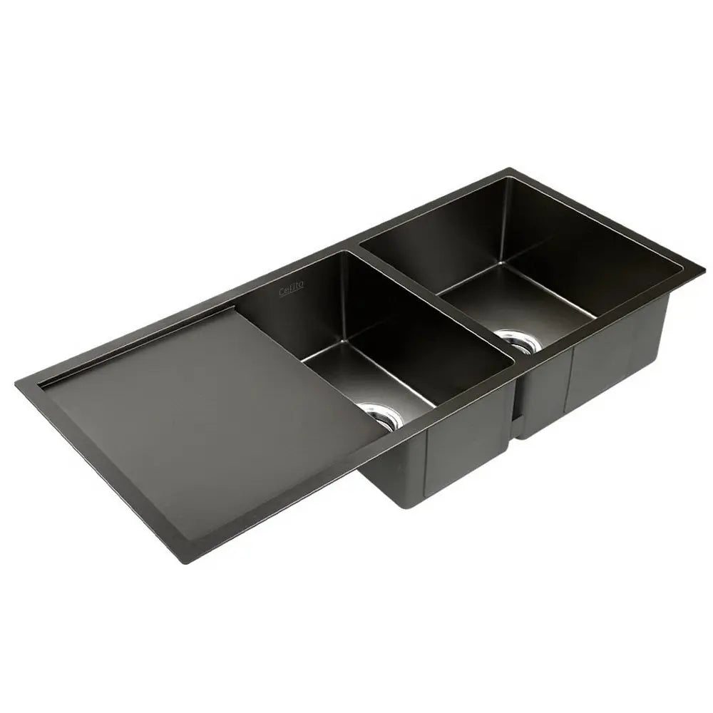 Cefito 100cm x 45cm Stainless Steel Kitchen Sink Under/Top/Flush Mount