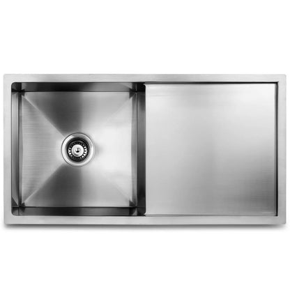 Cefito 87cm x 45cm Stainless Steel Kitchen Sink Under/Top/Flush Mount