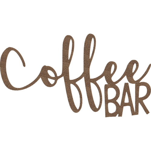 Coffee Bar - Metal Wall Art