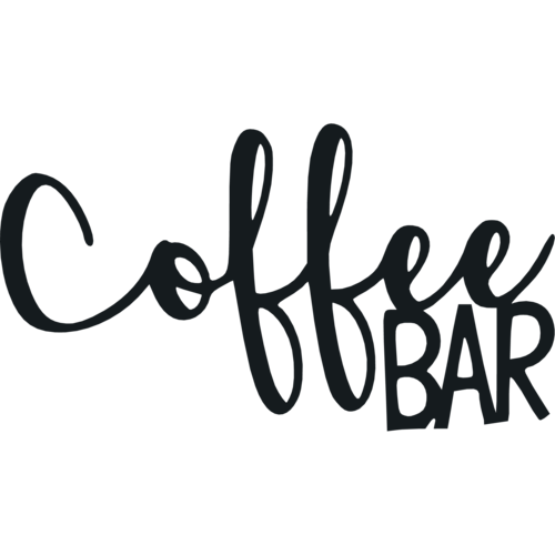 Coffee Bar - Metal Wall Art