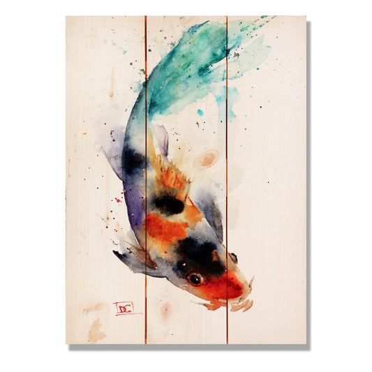 Day Dream DCKO1115 11 x 15 in. Koi Wall Art