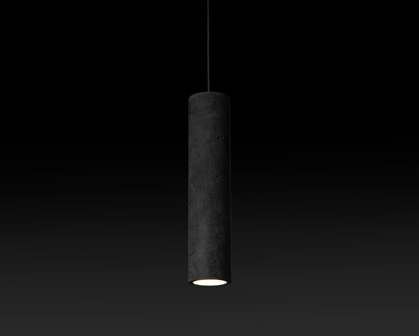 DARK GRAY Concrete Pendant Light B+B