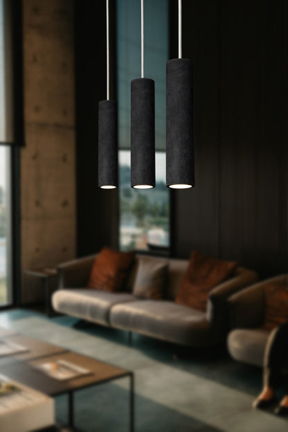 DARK GRAY Concrete Pendant Light W+W