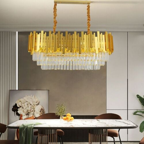 Luxury Living Room Crystal Gold Chandelier~4117