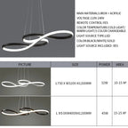 Contemporary Aluminum Pendant Light for Dining Room