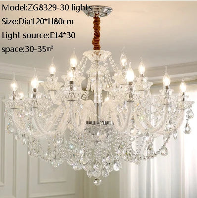Crystal Chandelier Modern Minimalist Dining Room Lamp