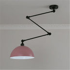 Industrial Iron Adjustable Pendant Lamp with Telescopic Arm