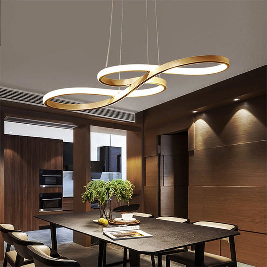 Contemporary Aluminum Pendant Light for Dining Room