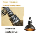 Industrial Iron Pendant Light with Adjustable Chain