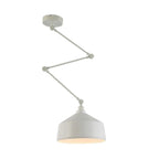 Industrial Iron Adjustable Pendant Lamp with Telescopic Arm