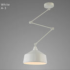 Industrial Iron Adjustable Pendant Lamp with Telescopic Arm