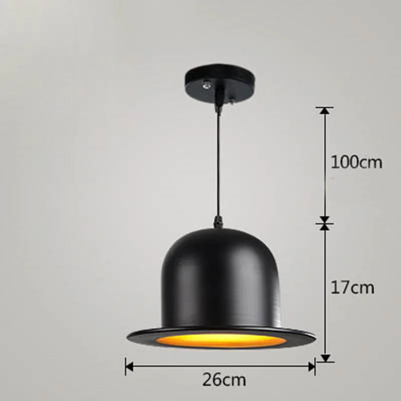Industrial Black Aluminum Pendant Light for Dining