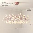 Nordic Iron Chandelier Modern G4 Round Firefly Design