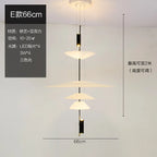 Art Deco Acrylic Pendant Light for Dining Room