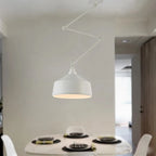 Industrial Iron Adjustable Pendant Lamp with Telescopic Arm