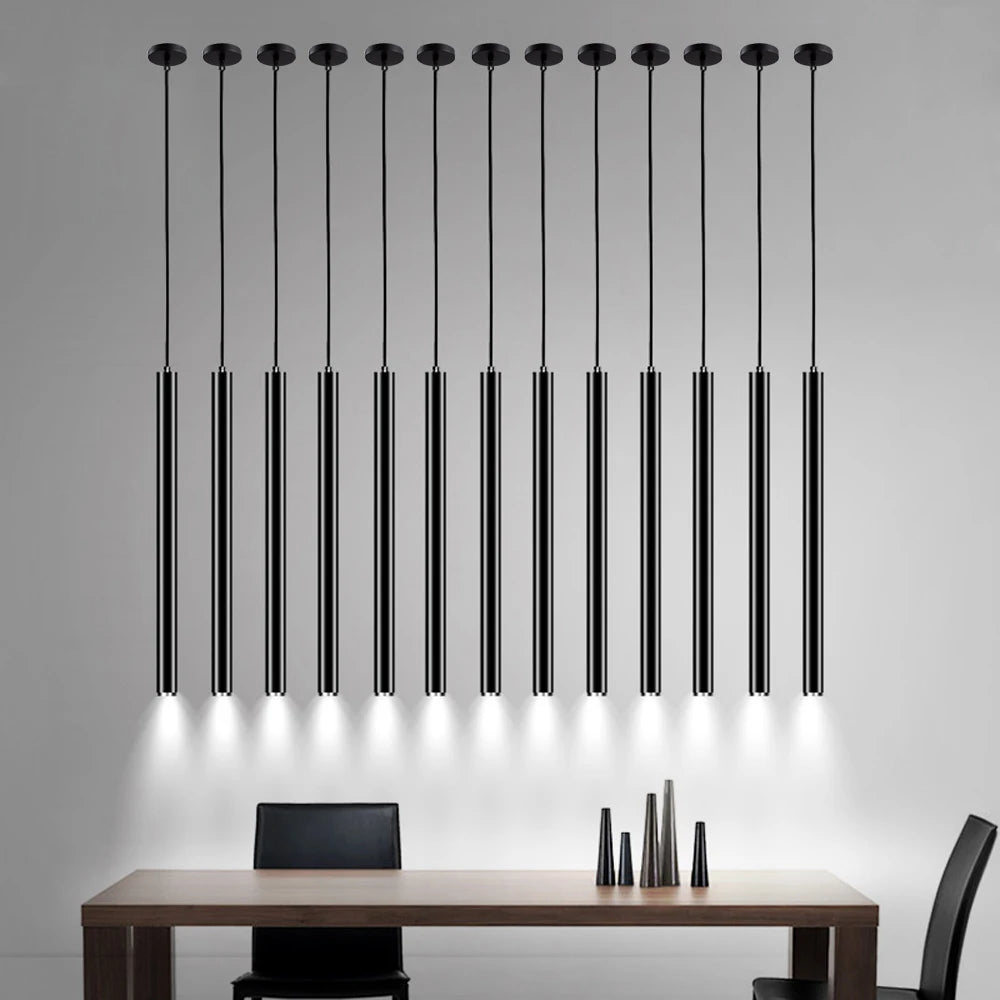 Nordic Iron Cylinder Pendant Light 3W LED