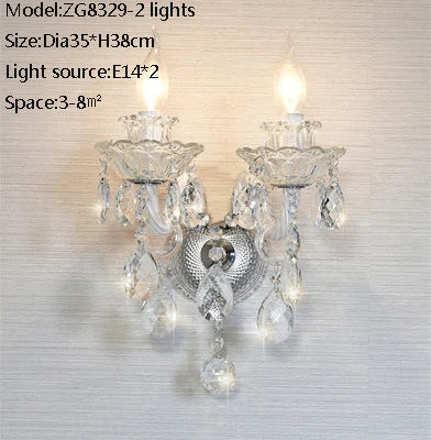 Crystal Chandelier Modern Minimalist Dining Room Lamp