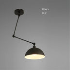 Industrial Iron Adjustable Pendant Lamp with Telescopic Arm