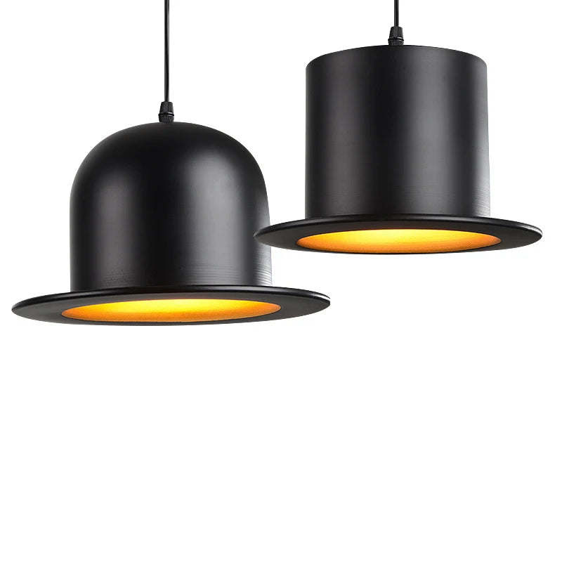 Industrial Black Aluminum Pendant Light for Dining