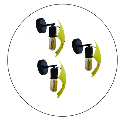 3 Pack Modern Wall Light Indoor Sconce Lighting Lamp Fixture With LED