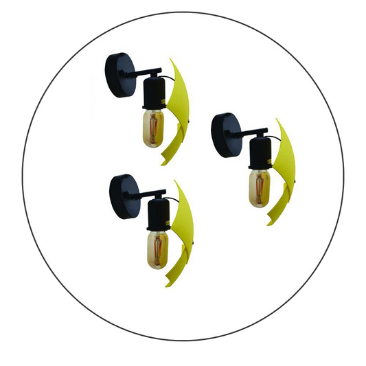 3 Pack Modern Wall Light Indoor Sconce Lighting Lamp Fixture With LED