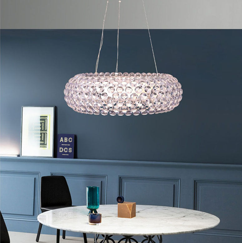 Modern Minimalist Living Dining Room Bedroom Shopping Mall Gem Chandelier