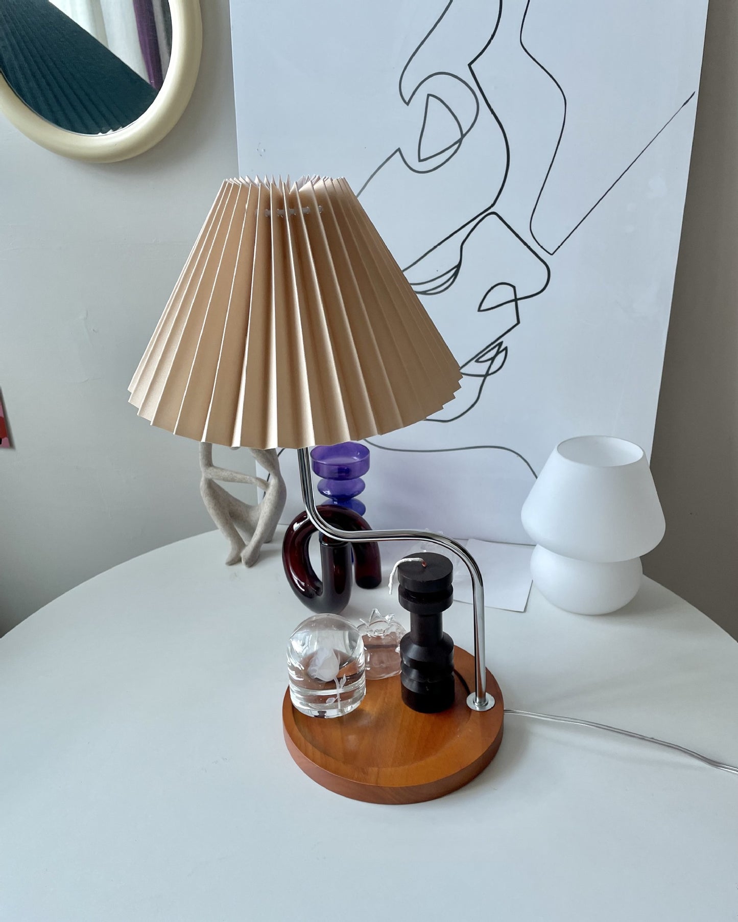 Internet Celebrity Bedroom Ambience Light Storage Tray Children's Study