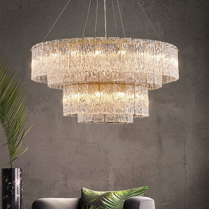 Italian Light Luxury Chandelier Lamp In The Living Room Household Atmosphere