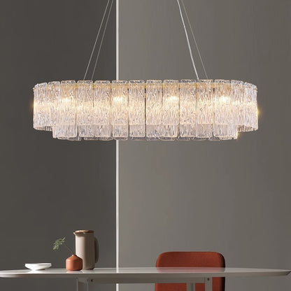 Italian Light Luxury Chandelier Lamp In The Living Room Household Atmosphere