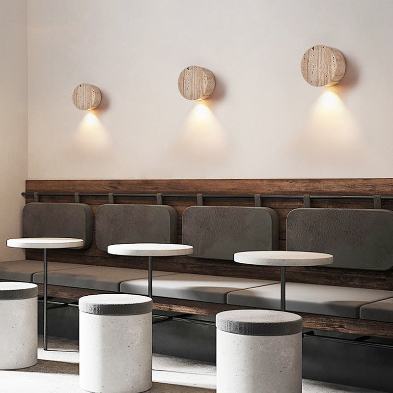 Ancient Chinese Style Creative Yellow Cave Stone Wall Lamp