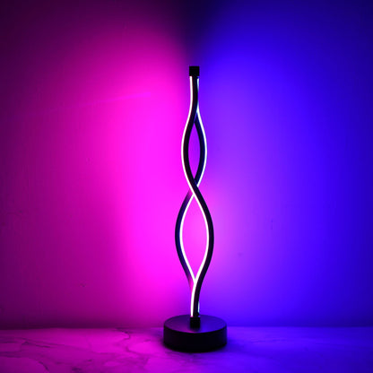 Bedroom Desk Aluminum Lamp With Three-color Dimming Button Bedroom Desktop Table Lamp