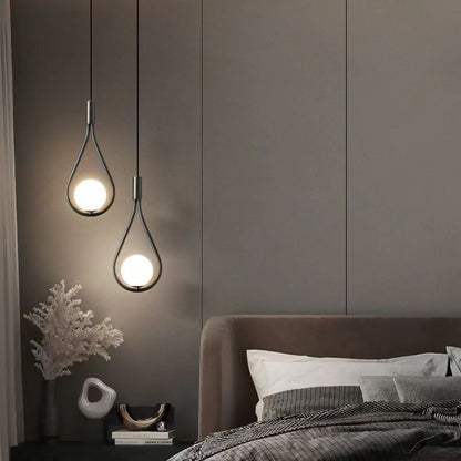 Bedroom Bedside Simple Innovative Decoration Small Droplight