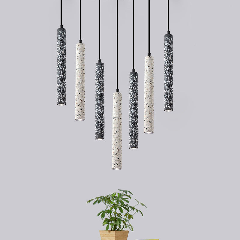 Nordic Industrial Style Terrazzo Chandelier