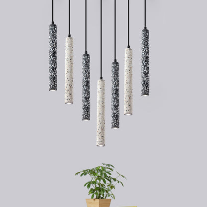 Nordic Industrial Style Terrazzo Chandelier
