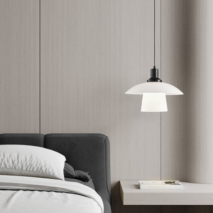 Italian Minimalist Glass Bedside Small Droplight